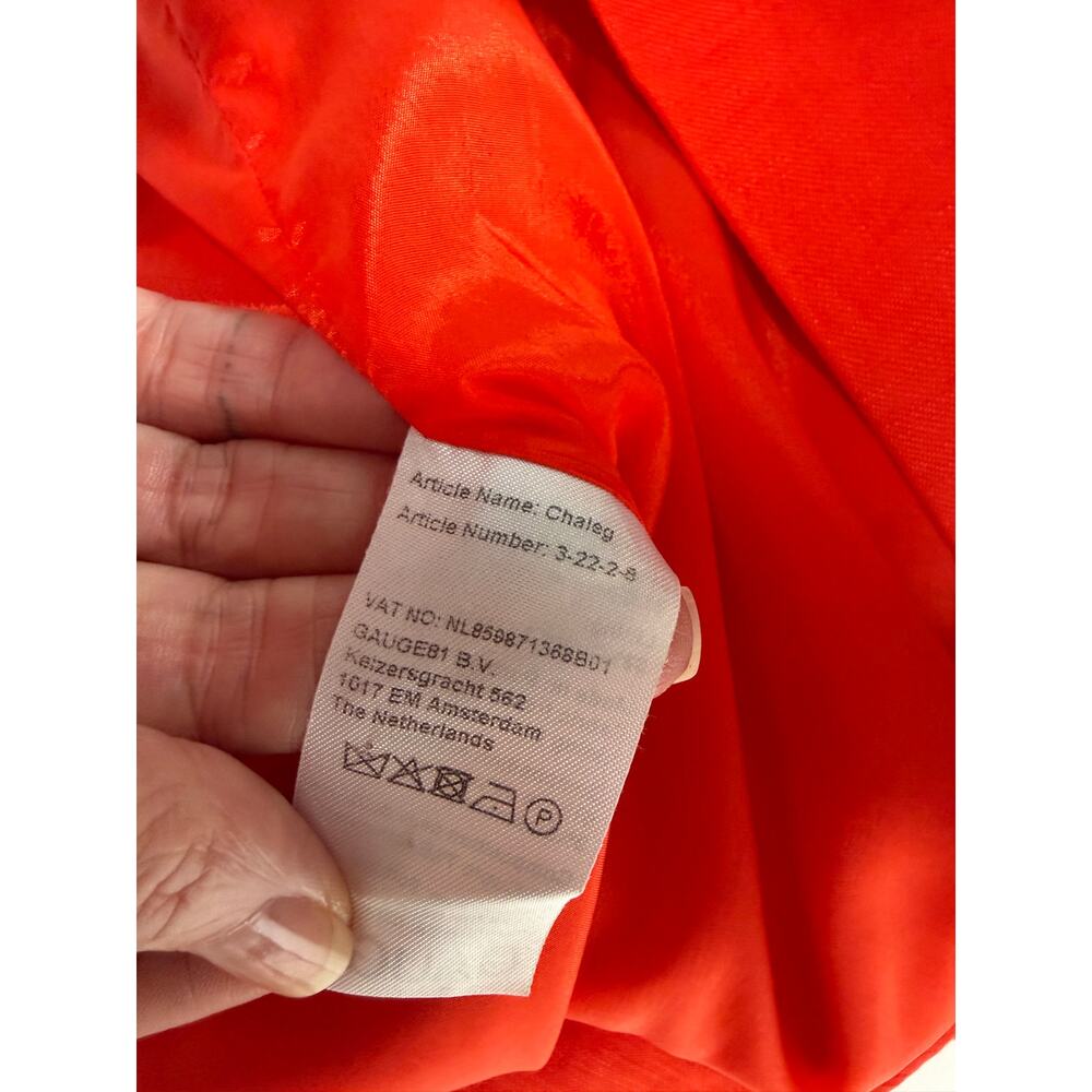 GAUGE81 Orange Red Cutout Mini Dress Women S - Picture 13 of 15